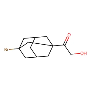 1-(3-Bromoadamantan-1-yl)-2-hydroxyethan-1-one structure