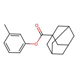 3-金刚烷甲酸间甲苯酯 structure