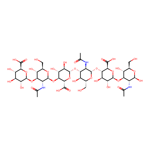 Hyaluronate Hexasaccharide structure