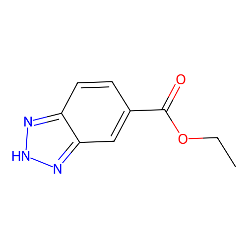 Ethyl 1H-benzo[D][1,2,3]triazole-5-carboxylate structure