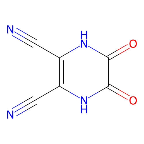 1,4,5,6-Tetrahydro-5,6-dioxo-2,3-pyrazinedicarbonitrile structure
