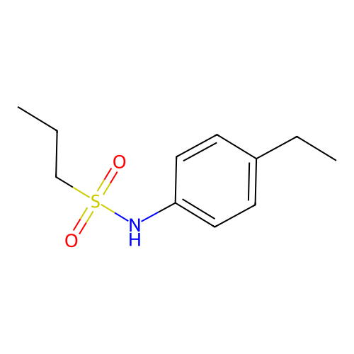 N-(4-ethylphenyl)propane-1-sulfonamide structure