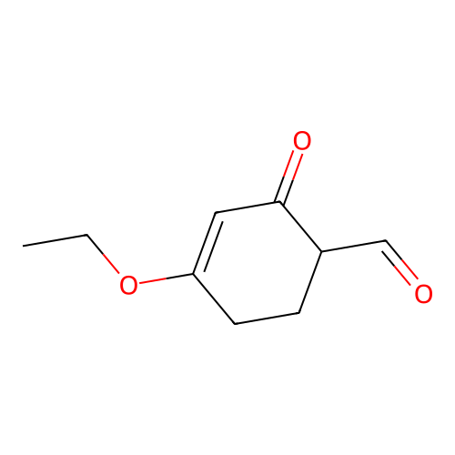 Cyclohex-3-enecarboxaldehyde, 4-ethoxy-2-oxo- structure
