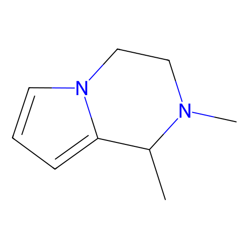 1,2,3,4-Tetrahydro-1,2-dimethylpyrrolo[1,2-a]pyrazine structure