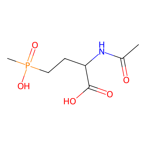 N-Acetylphosphinothricin structure