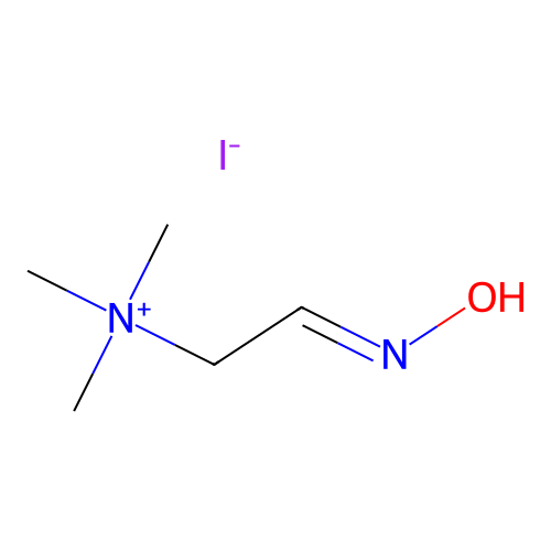 Ammonium, (2-oxoethyl)trimethyl-, iodide, oxime, anti- structure