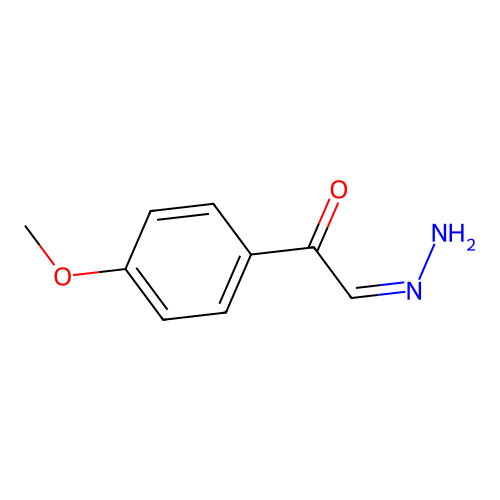 p-Anisic acid, methylenehydrazide structure