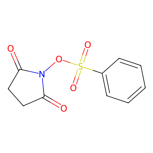 2,5-Pyrrolidinedione, 1-[(phenylsulfonyl)oxy]- structure