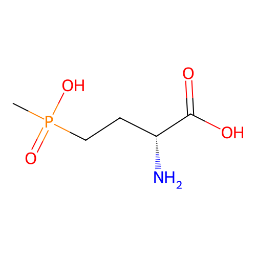 Glufosinate, (R)- structure