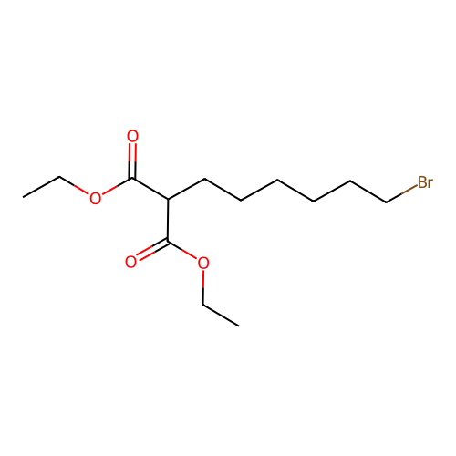 Diethyl(6-bromohexyl)propanedioate structure