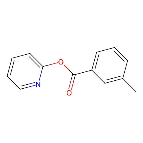 Pyridin-2-yl 3-methylbenzoate structure