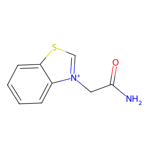 2-(1,3-Benzothiazol-3-ium-3-yl)acetamide structure