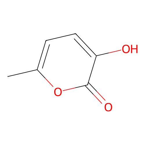 3-hydroxy-6-methyl-2(2H)-pyranone structure
