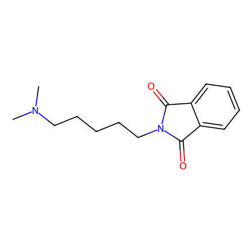 2-[5-(Dimethylamino)pentyl]isoindole-1,3-dione structure
