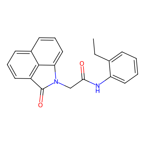 N-(2-ethylphenyl)-2-(2-oxobenzo[cd]indol-1(2H)-yl)acetamide structure