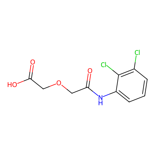 {2-[(2,3-Dichlorophenyl)amino]-2-oxoethoxy}acetic acid structure