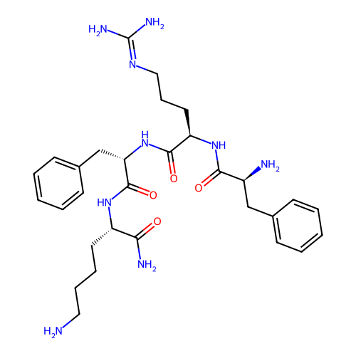 L-Lysinamide, L-phenylalanyl-D-arginyl-L-phenylalanyl- structure