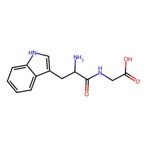 L-Tryptophanylglycine structure