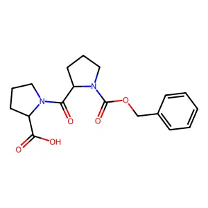 Z-Pro-pro-OH structure