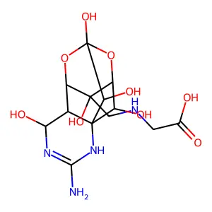 Tetrodotoxin, 11-((carboxymethyl)amino)-11-deoxy-, labeled with tritium structure