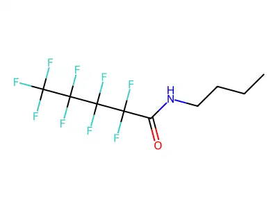 N-Butyl-2,2,3,3,4,4,5,5,5-nonafluoropentanamide structure