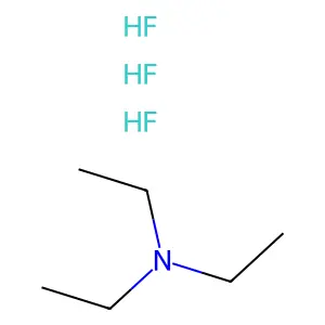 Triethylazanium;fluoride structure