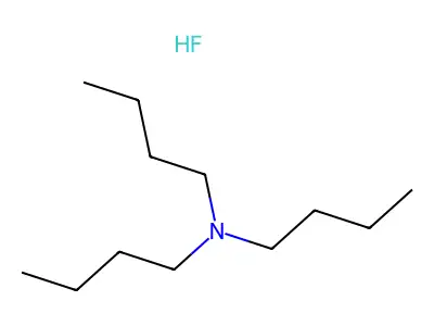 1-Butanamine, N,N-dibutyl-, hydrofluoride (1:1) structure