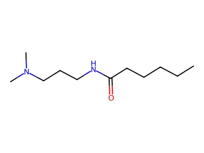 Hexanamide, N-[3-(dimethylamino)propyl]- structure