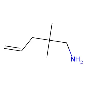2,2-Dimethylpent-4-en-1-amine structure