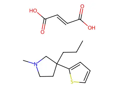 C12H19NS.xC4H4O4 structure