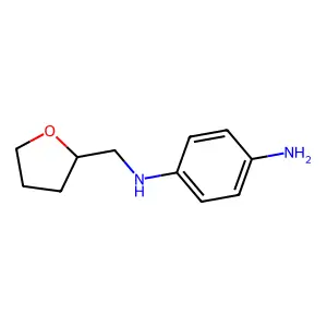 N1-((Tetrahydrofuran-2-yl)methyl)benzene-1,4-diamine structure