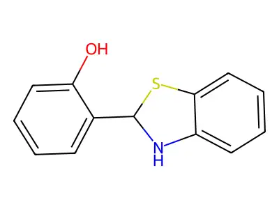 2-(2,3-dihydrobenzothiazol-2-yl)phenol structure