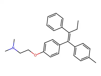 4-Methyltamoxifen structure