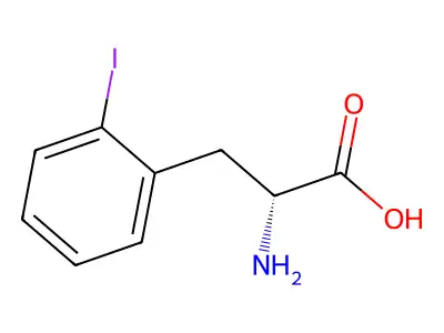 2-Amino-3-(2-iodophenyl)propanoic acid structure
