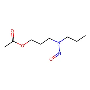 3-[Nitroso(propyl)amino]propyl acetate structure