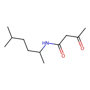 N-(1,4-二甲基戊基)乙酰乙酰胺 structure