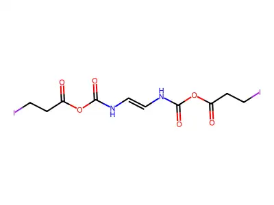 Carbamic acid, N,N'-vinylenedi-, dianhydride with 3-iodopropionic acid structure