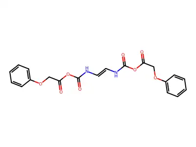 Carbamic acid, N,N'-vinylenedi-, dianhydride with phenoxyacetic acid structure