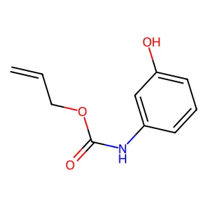 间羟基烯丙酯苯胺基甲酸 structure