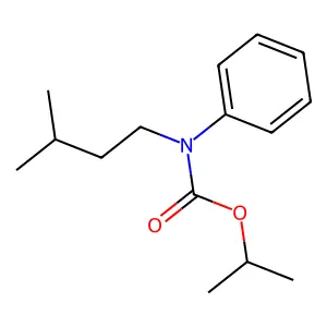 N-异戊基苯胺基甲酸异丙酯 structure