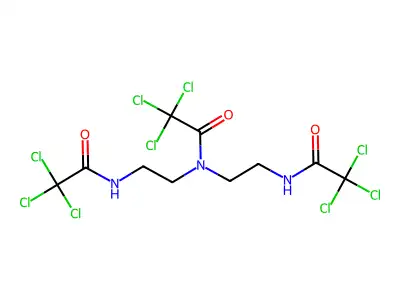 Acetamide, N,N'-(2,2,2-trichloroacetamidodiethylene)bis(2,2,2-trichloro- structure