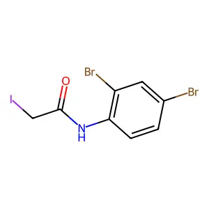 Acetanilide, 2',4'-dibromo-2-iodo- structure