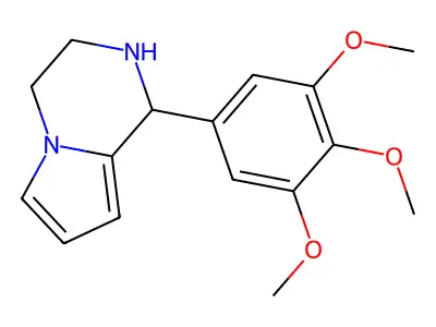 1-(3,4,5-Trimethoxyphenyl)-1,2,3,4-tetrahydropyrrolo[1,2-a]pyrazine structure