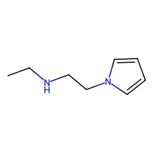N-ethyl-2-(1H-pyrrol-1-yl)ethanamine structure