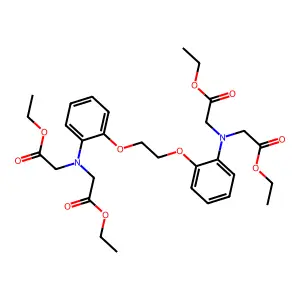 BAPTA tetraethyl ester structure