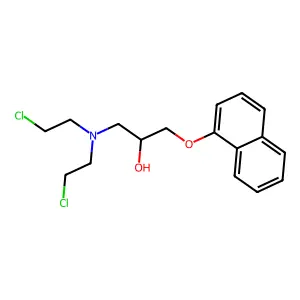 Propranolol mustard structure