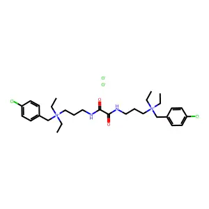 Ammonium, oxalyldiiminoditrimethylenebis((p-chlorobenzyl)diethyl-, dichloride structure