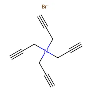 四炔丙基溴化铵 structure