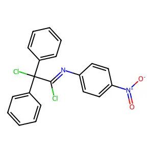 Aniline, N-(1,2-dichloro-2,2-diphenylethylidene)-4-nitro- structure