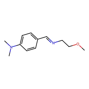 ANILINE, N,N-DIMETHYL-p-(N-(2-METHOXYETHYL)FORMIMIDOYL)- structure